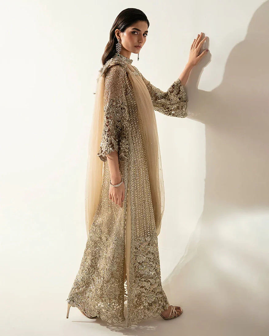 3 Piece - Printed Zari Lawn Suit
