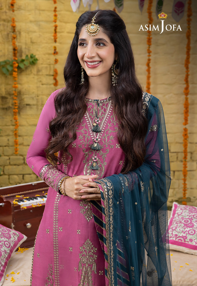 Ajab-19 Embroidered Cotton Silk 3 Pcs