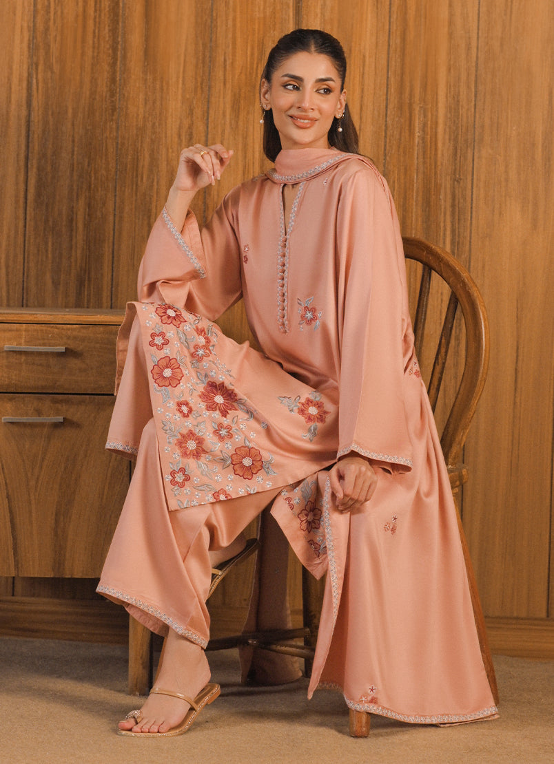 Sarina Slate Shirt And Dupatta