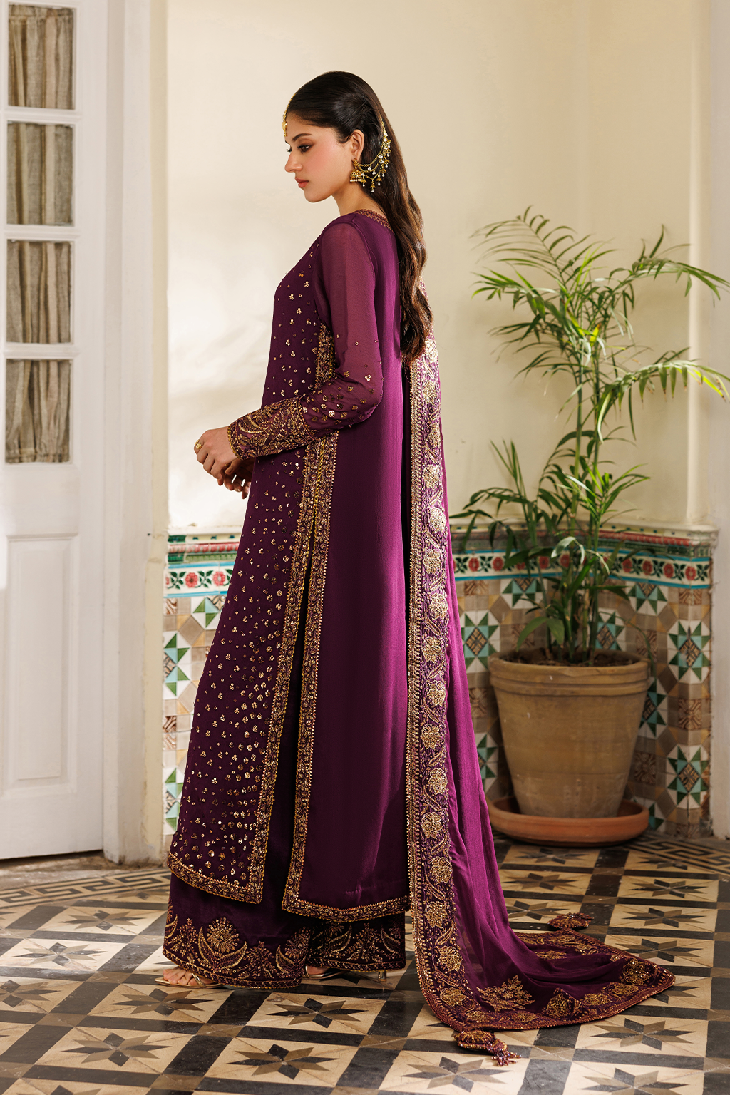 CC-95 Embroidered Chiffon