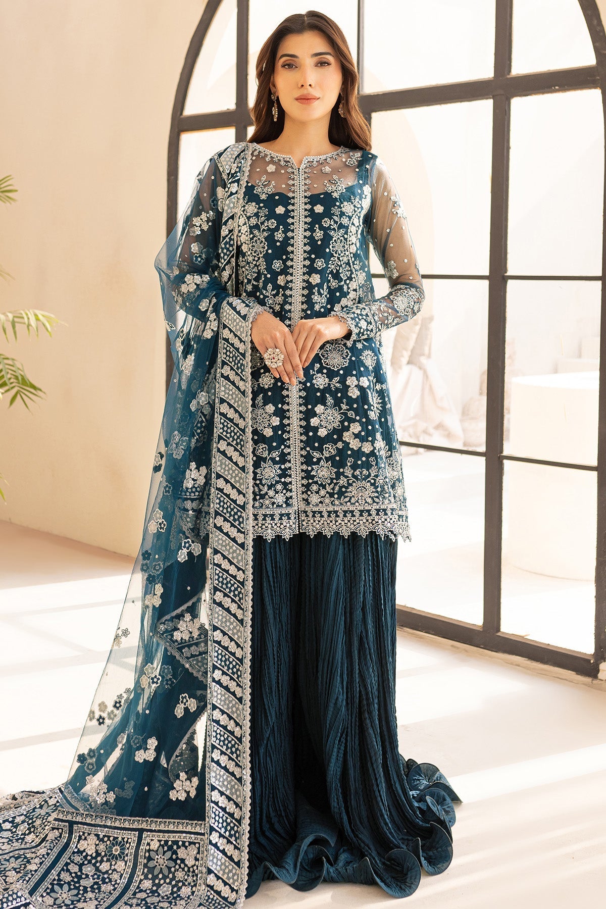 Farasha – Teal Drizzle Style