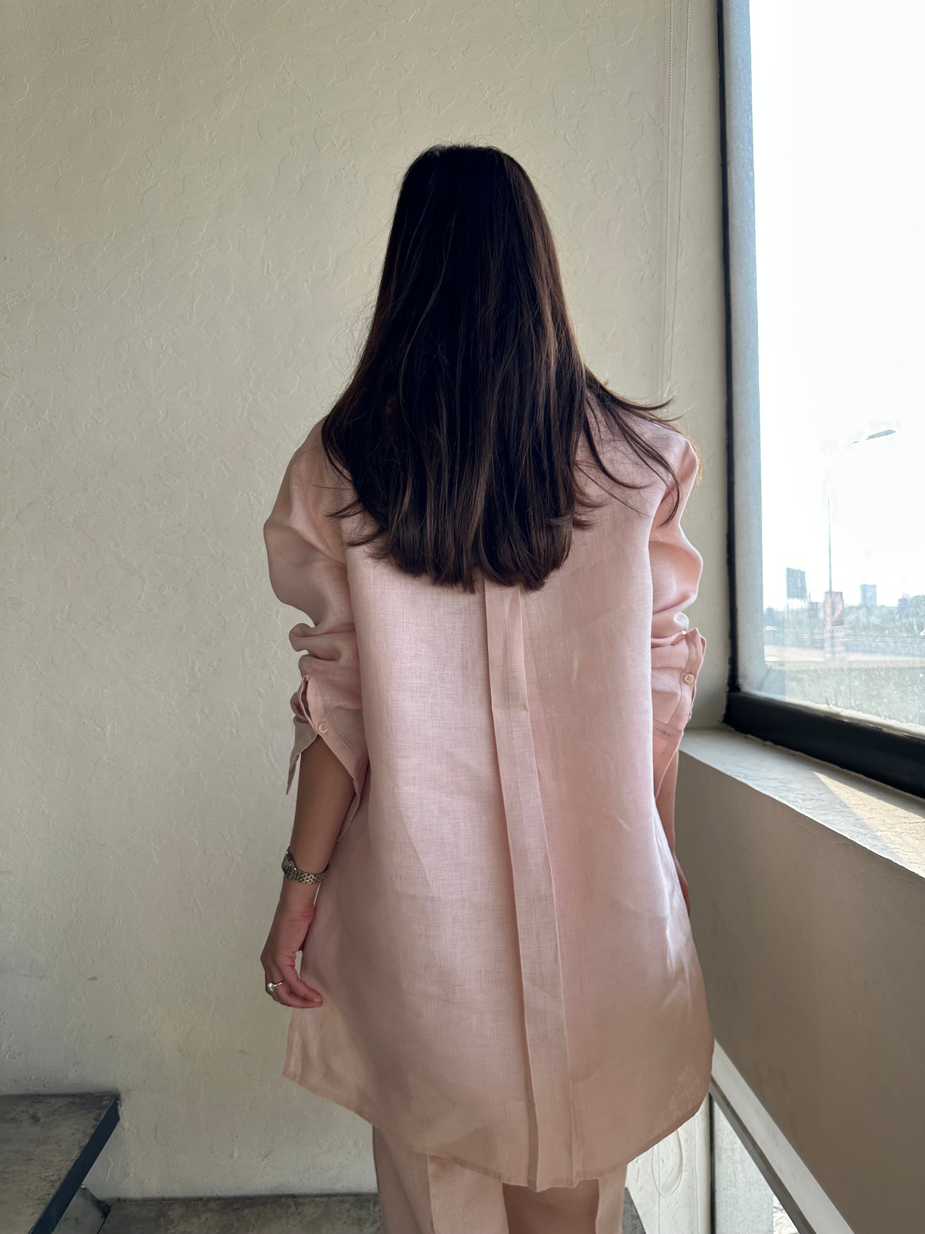 Light Pink Linen Willow Set