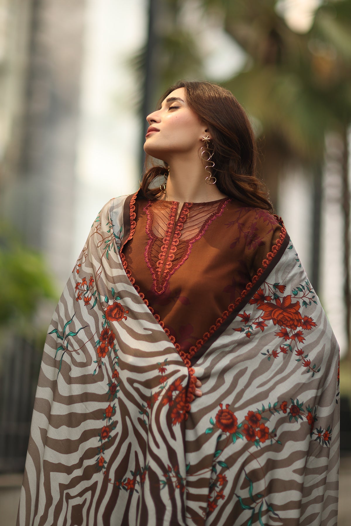 3-pc Unstitched Embroidered Printed Staple DSCW5-23