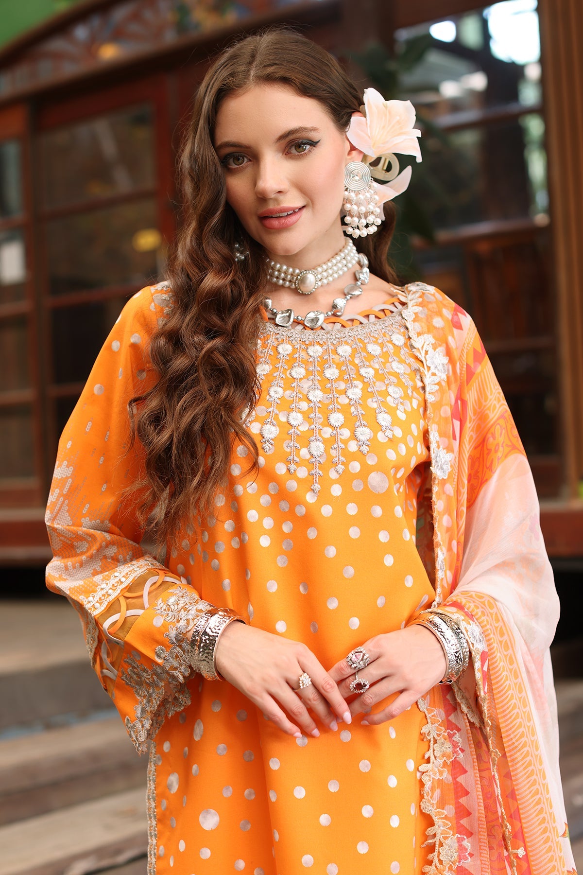 3-PC Unstitched Embroidered Lawn Collection AN5-14
