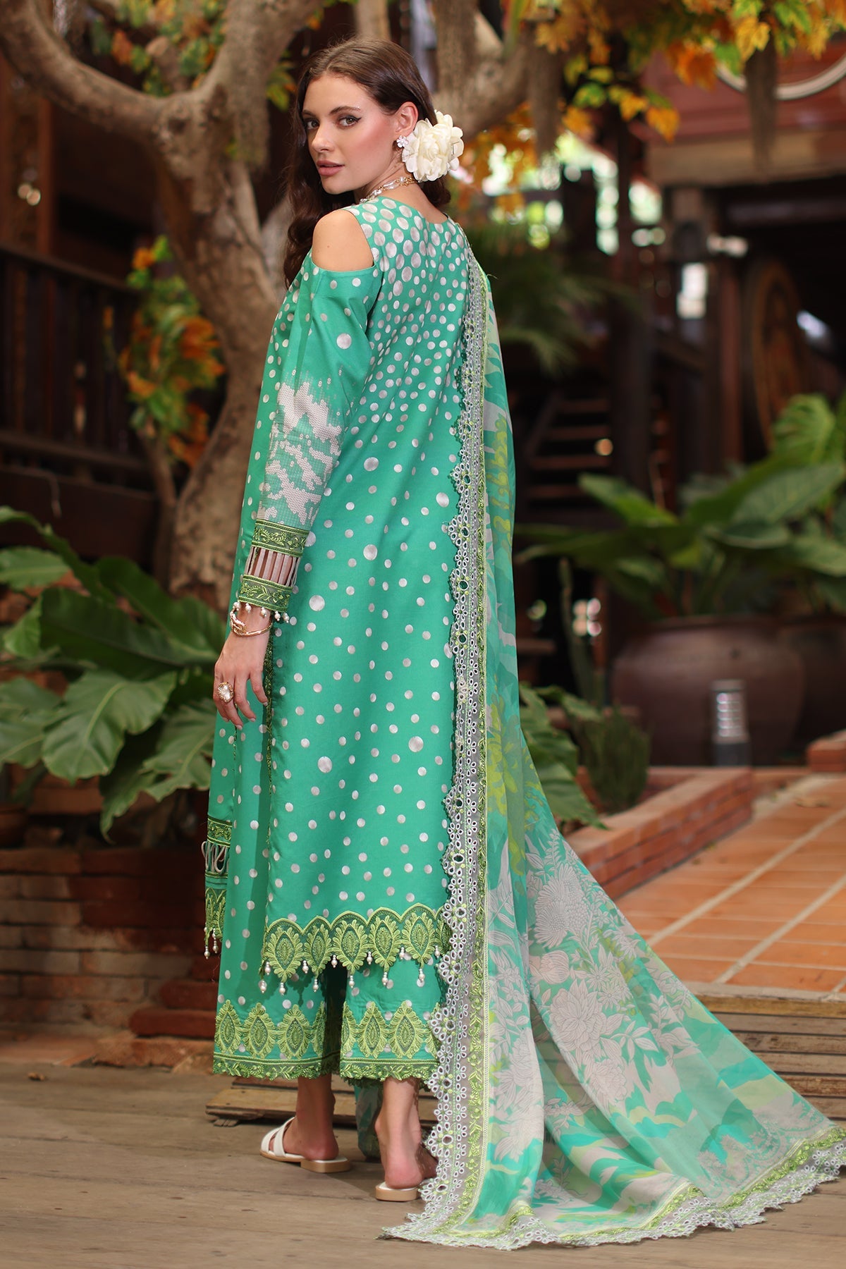 3-PC Unstitched Embroidered Lawn Collection AN5-13