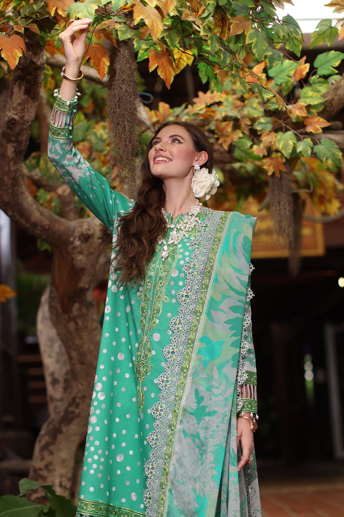 3-PC Unstitched Embroidered Lawn Collection AN5-13