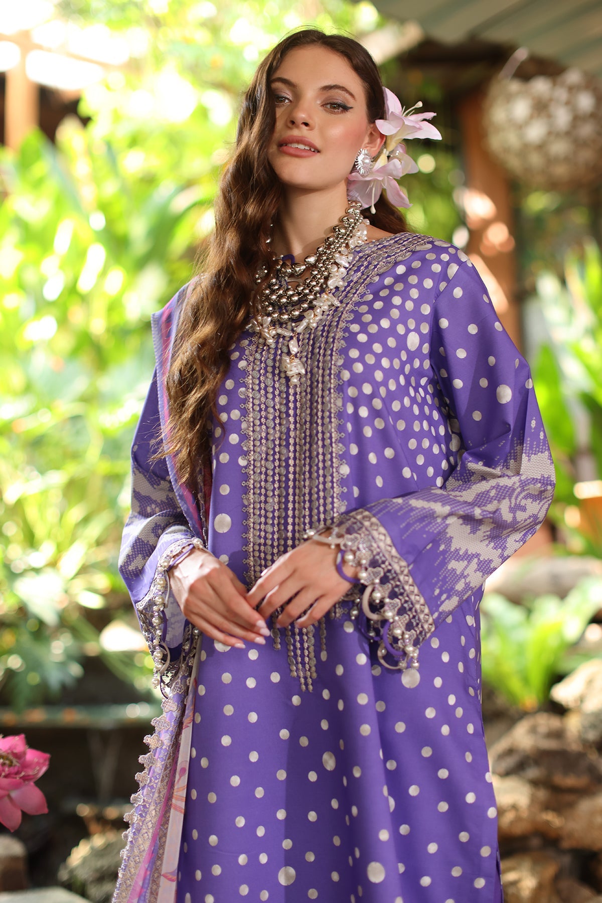 3-PC Unstitched Embroidered Lawn Collection AN5-11
