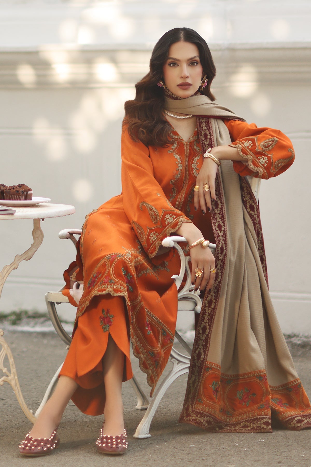 3-PC Unstitched Peach Leather with Velvet CSW5-03