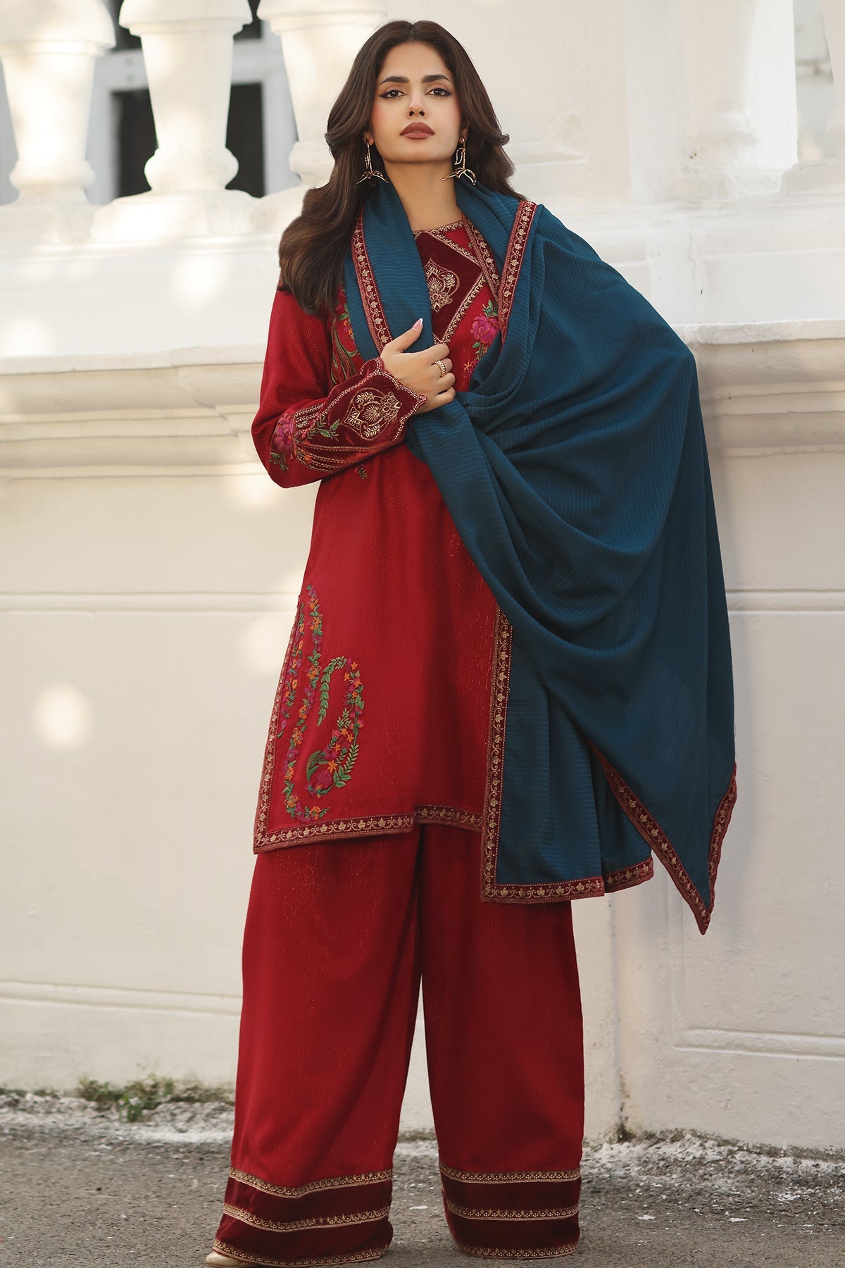 3-PC Unstitched Peach Leather with Velvet CSW5-02