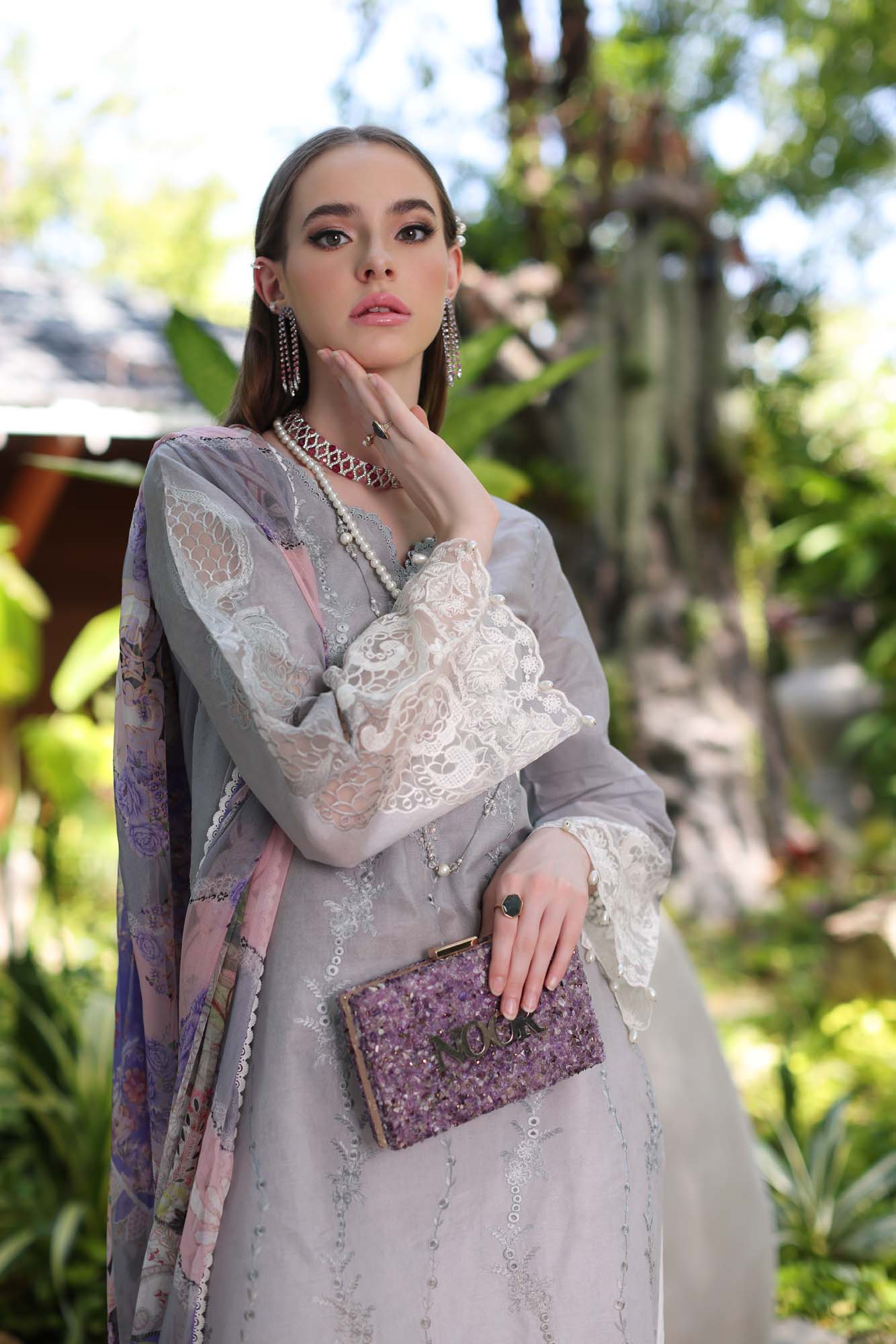 Coordinating Embellished Dupatta