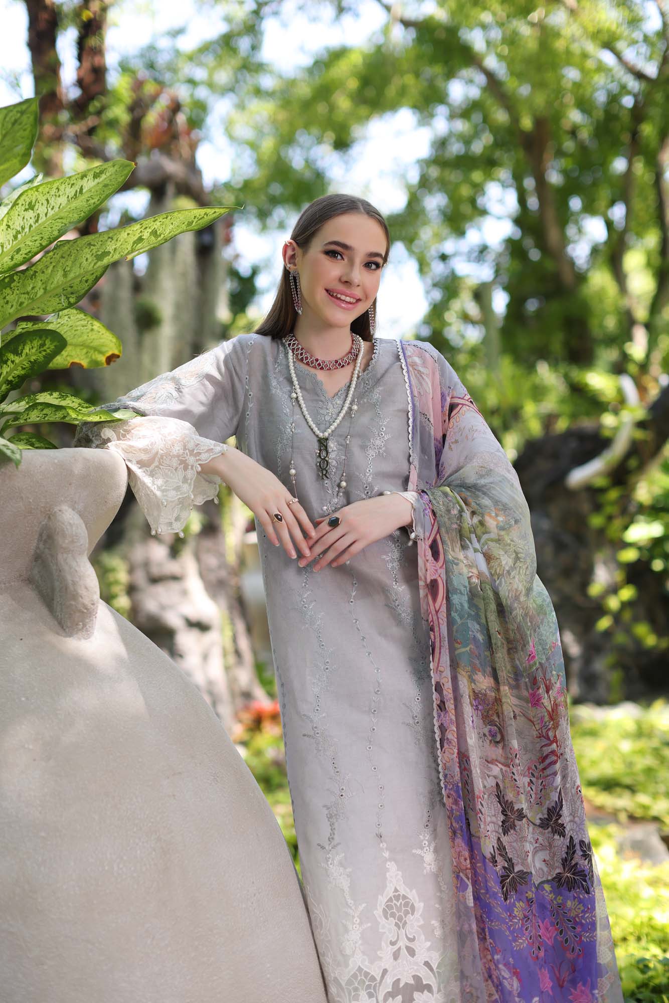Coordinating Embellished Dupatta