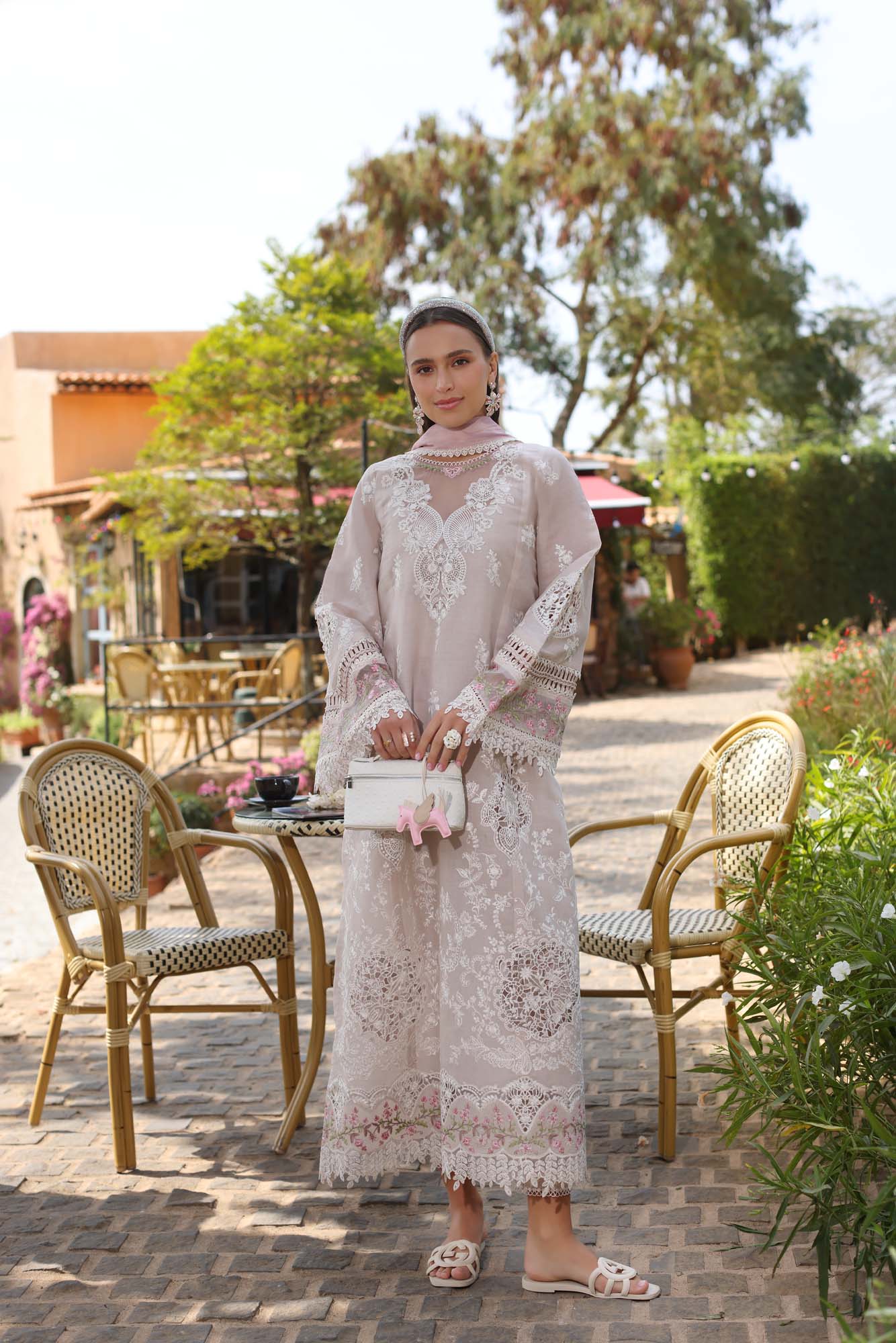 3 Piece Embroidered Jacquard Suit