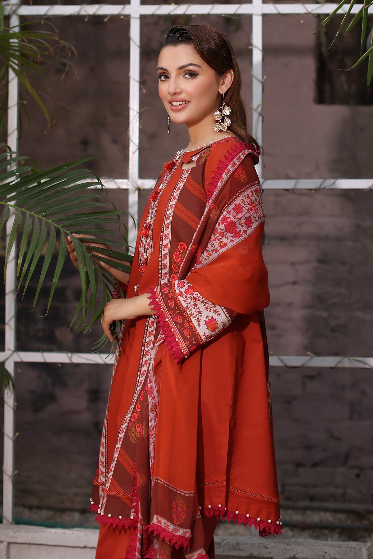 3-PC Unstitched Printed Lawn CP6-09