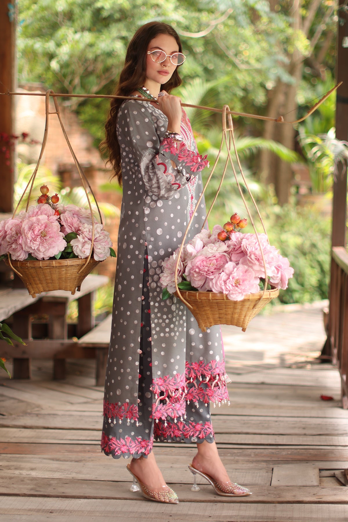 3-PC Unstitched Embroidered Lawn Collection AN5-16