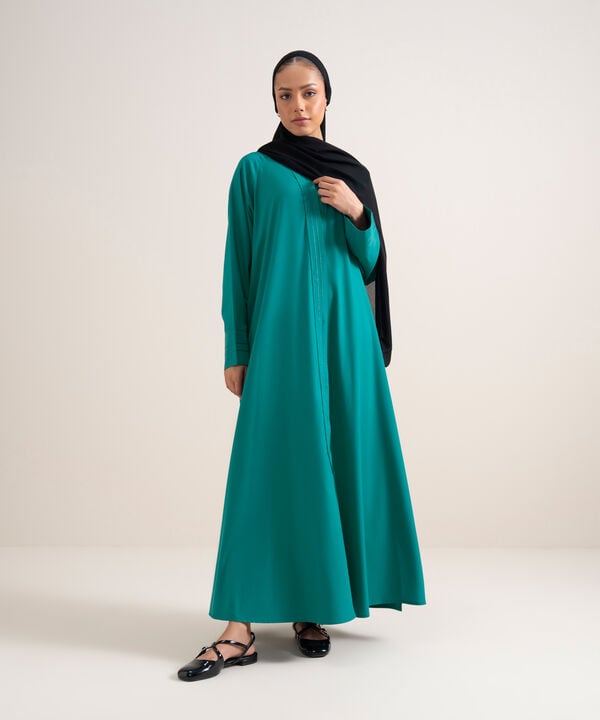 Button Through Raglan Abaya