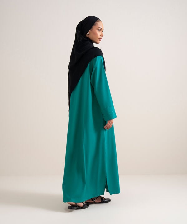Button Through Raglan Abaya