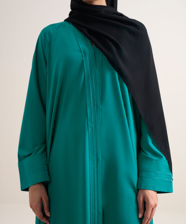 Button Through Raglan Abaya