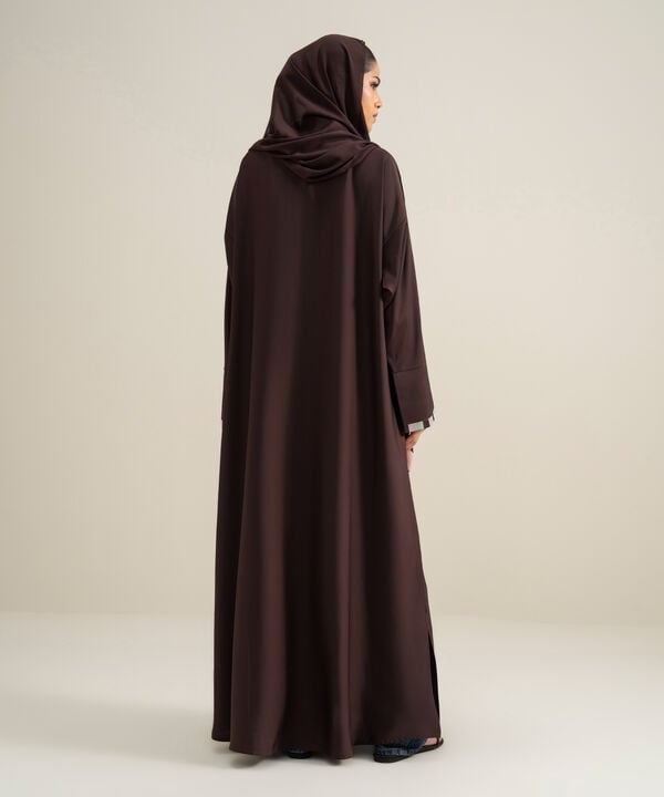 Embroidered Kimono Abaya Set