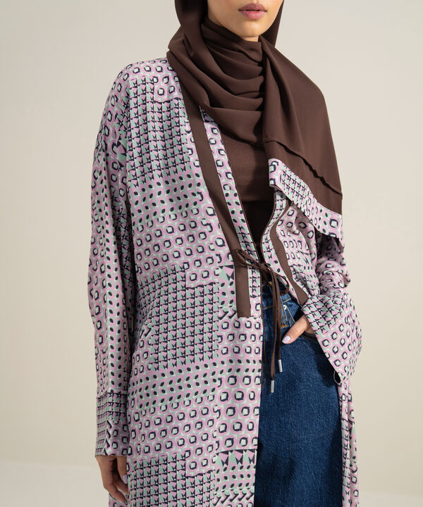 Kimono Abaya Set