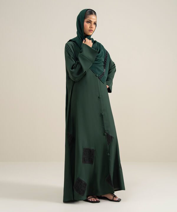 Embroidered Abaya Set
