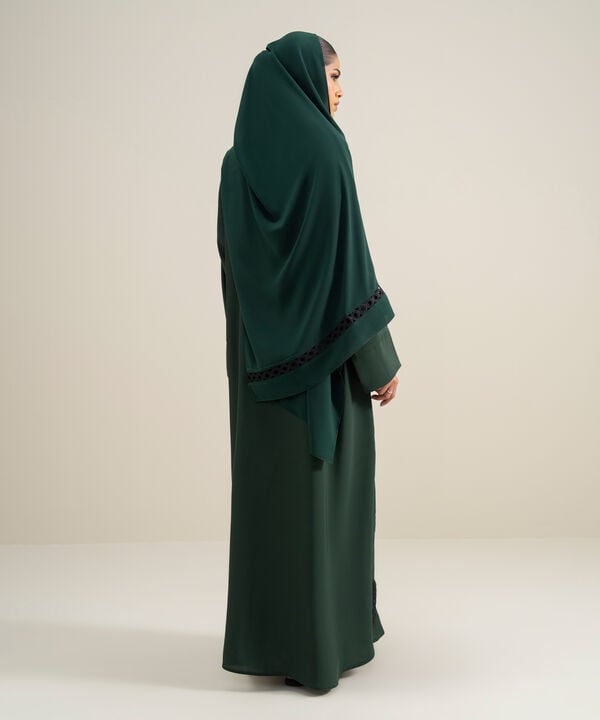 Embroidered Abaya Set