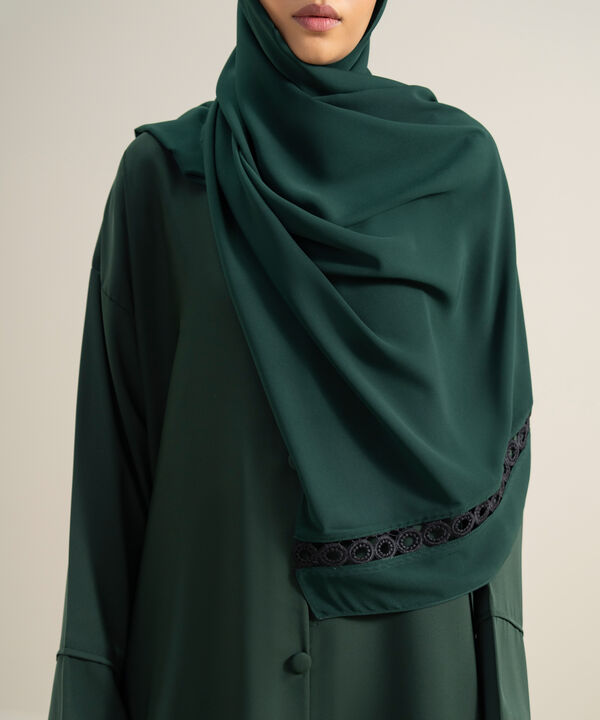 Embroidered Abaya Set