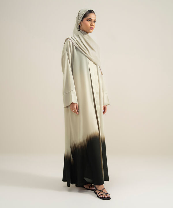 Printed Abaya Set