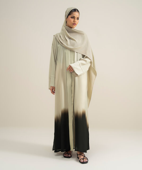 Printed Abaya Set
