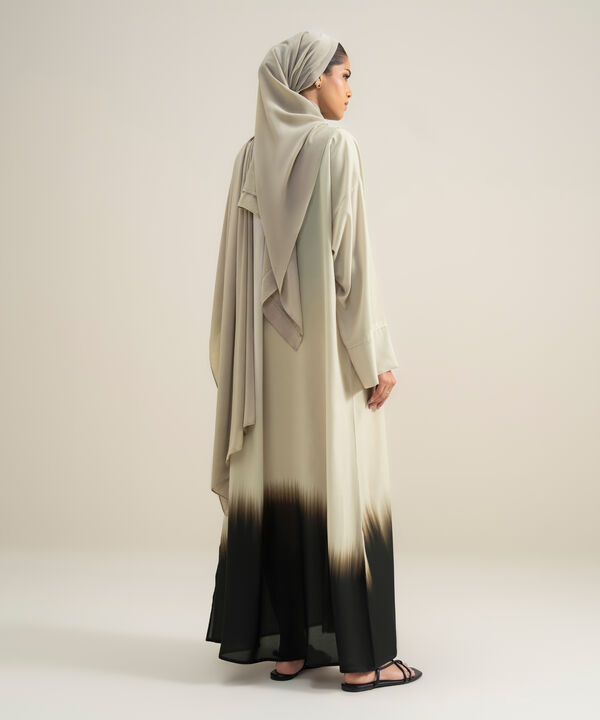 Printed Abaya Set