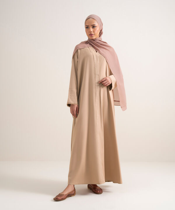 Button Through Raglan Abaya