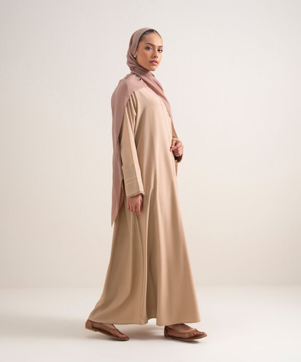 Button Through Raglan Abaya