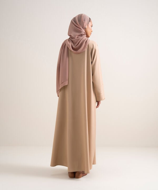 Button Through Raglan Abaya