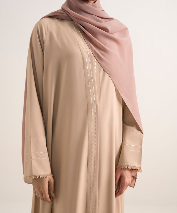 Button Through Raglan Abaya