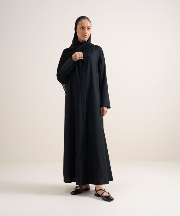 Button Through Raglan Abaya