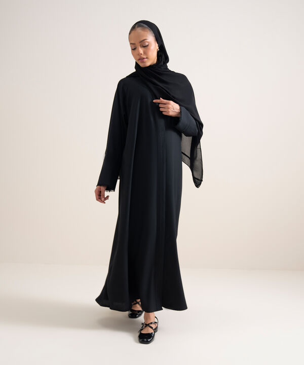Button Through Raglan Abaya