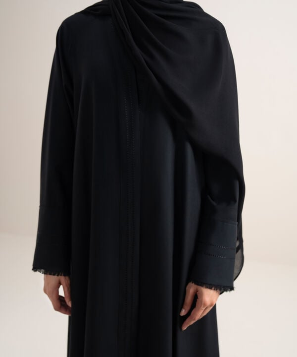 Button Through Raglan Abaya
