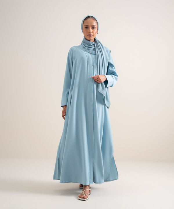 Button Through Raglan Abaya