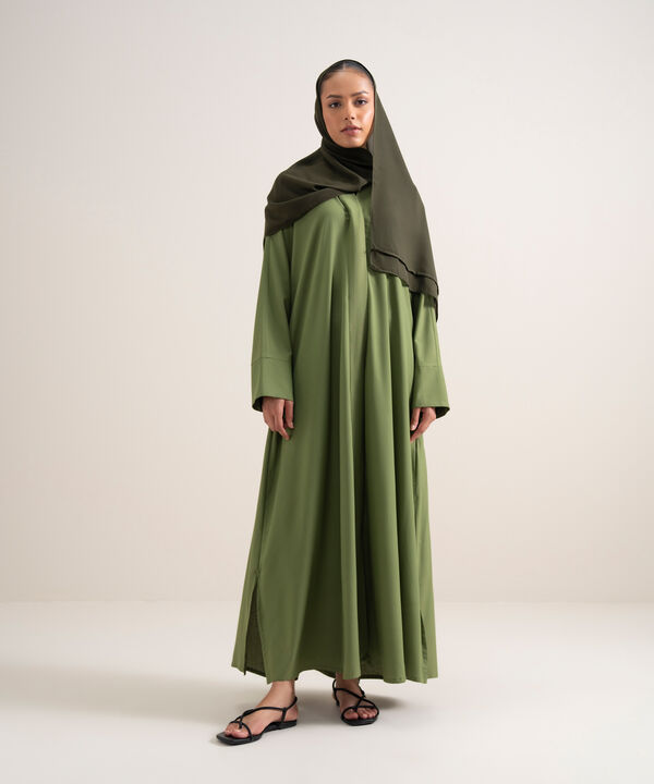 Button Through Kimono Abaya