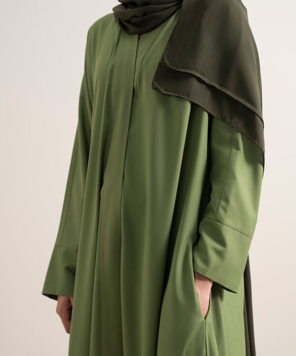 Button Through Kimono Abaya