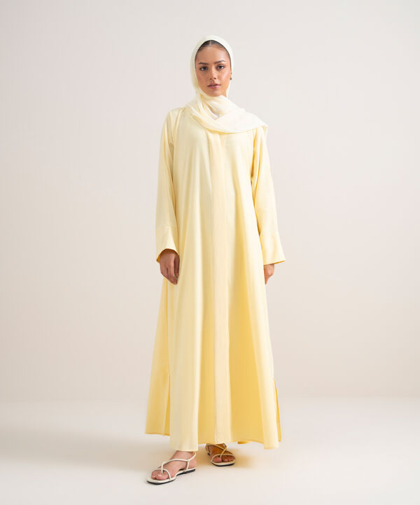 Button Through Kimono Abaya