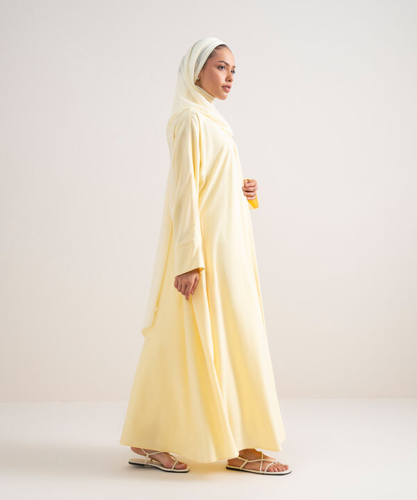 Button Through Kimono Abaya
