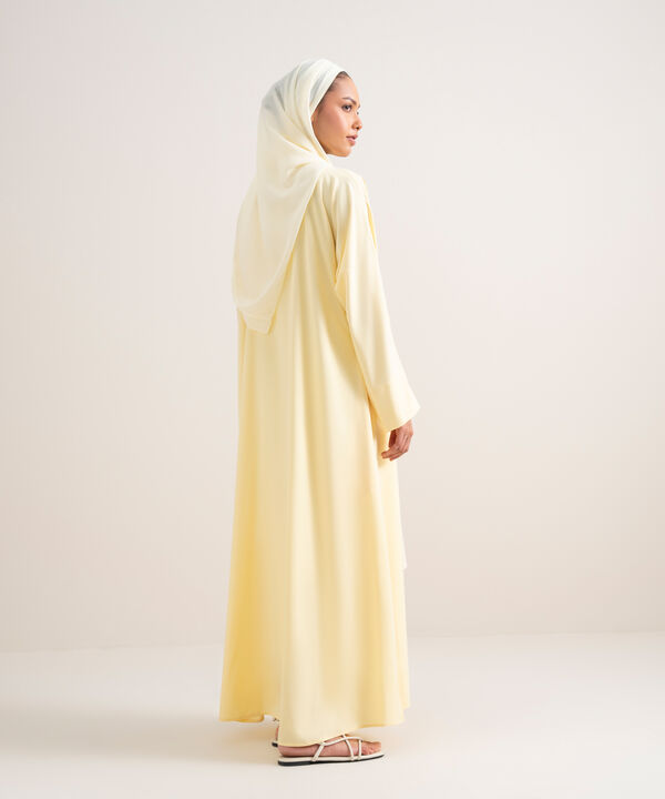 Button Through Kimono Abaya