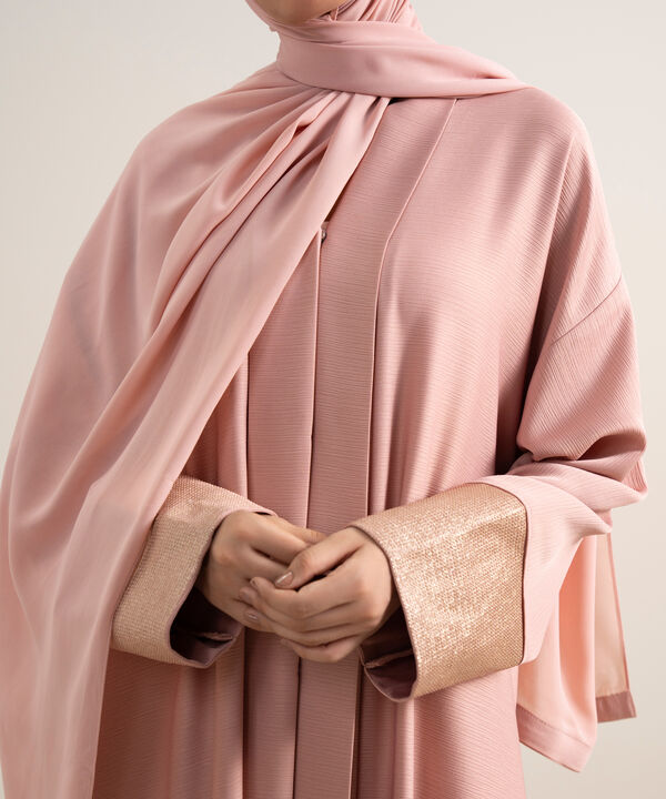 Sequin Embellished Abaya Set