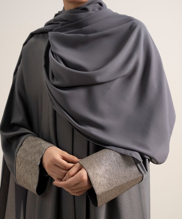 Sequin Embellished Abaya Set