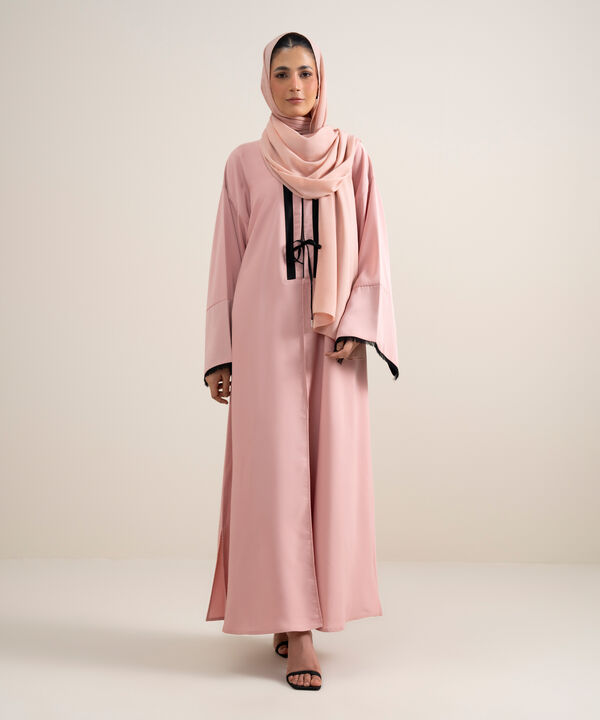 Front-Open Regular Abaya Set