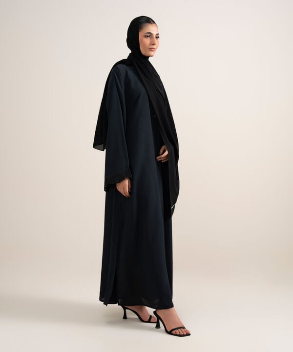 Embroidered Regular Abaya Set
