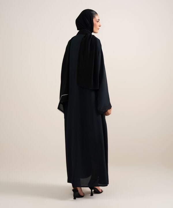 Embroidered Regular Abaya Set