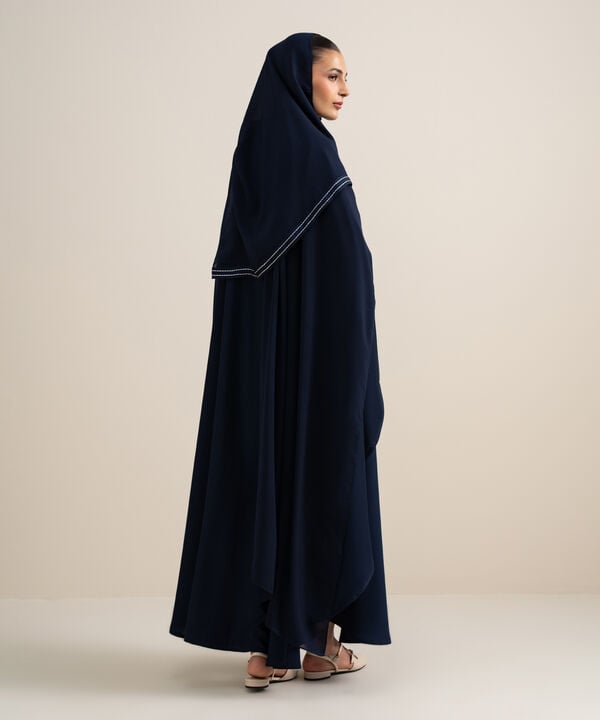 Embroidered Kaftan Abaya Set