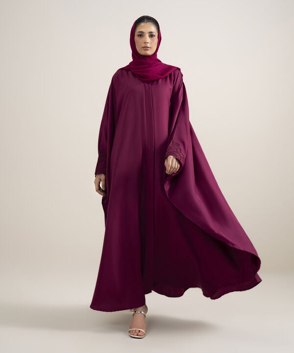 Embroidered Kaftan Abaya Set