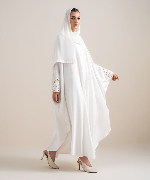 Embroidered Kaftan Abaya Set